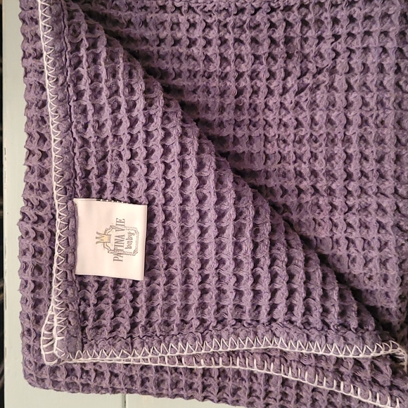patina vie Accessories Patina Vie Waffle Baby Blanket Poshmark